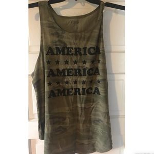 NWT “America” camo tank